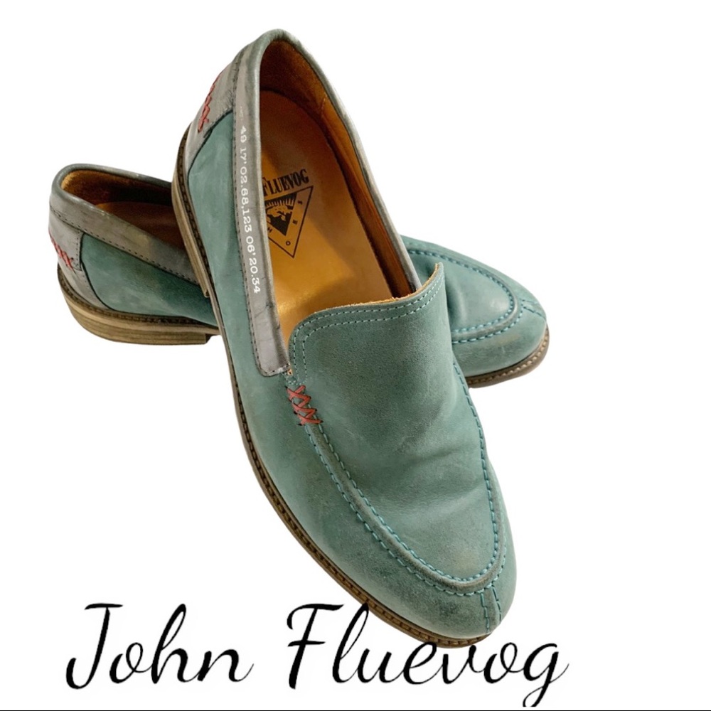 John Fluevog 8 Men’s Loafer Slip On Leather.